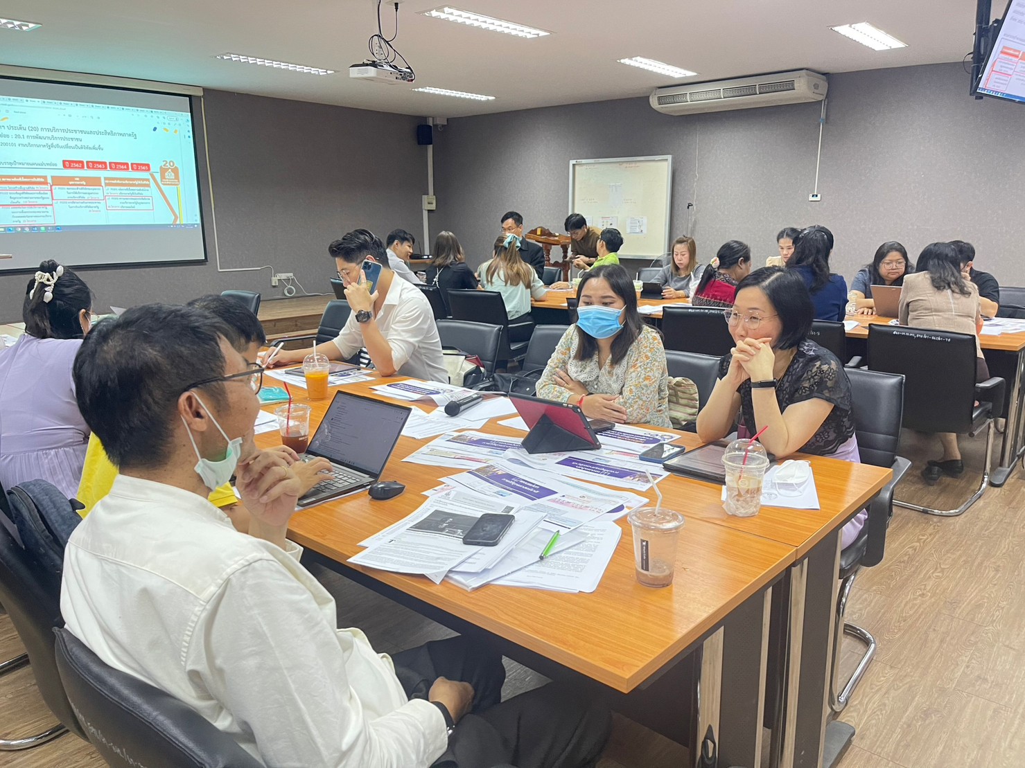 มนพ. ประชุมหารือจัดทำข้อเสนอโครงการเพื่อขับเคลื่อนการบรรลุเป้าหมายตามยุทธศาสตร์ชาติ ประจำปีงบประมาณ พ.ศ. 2568