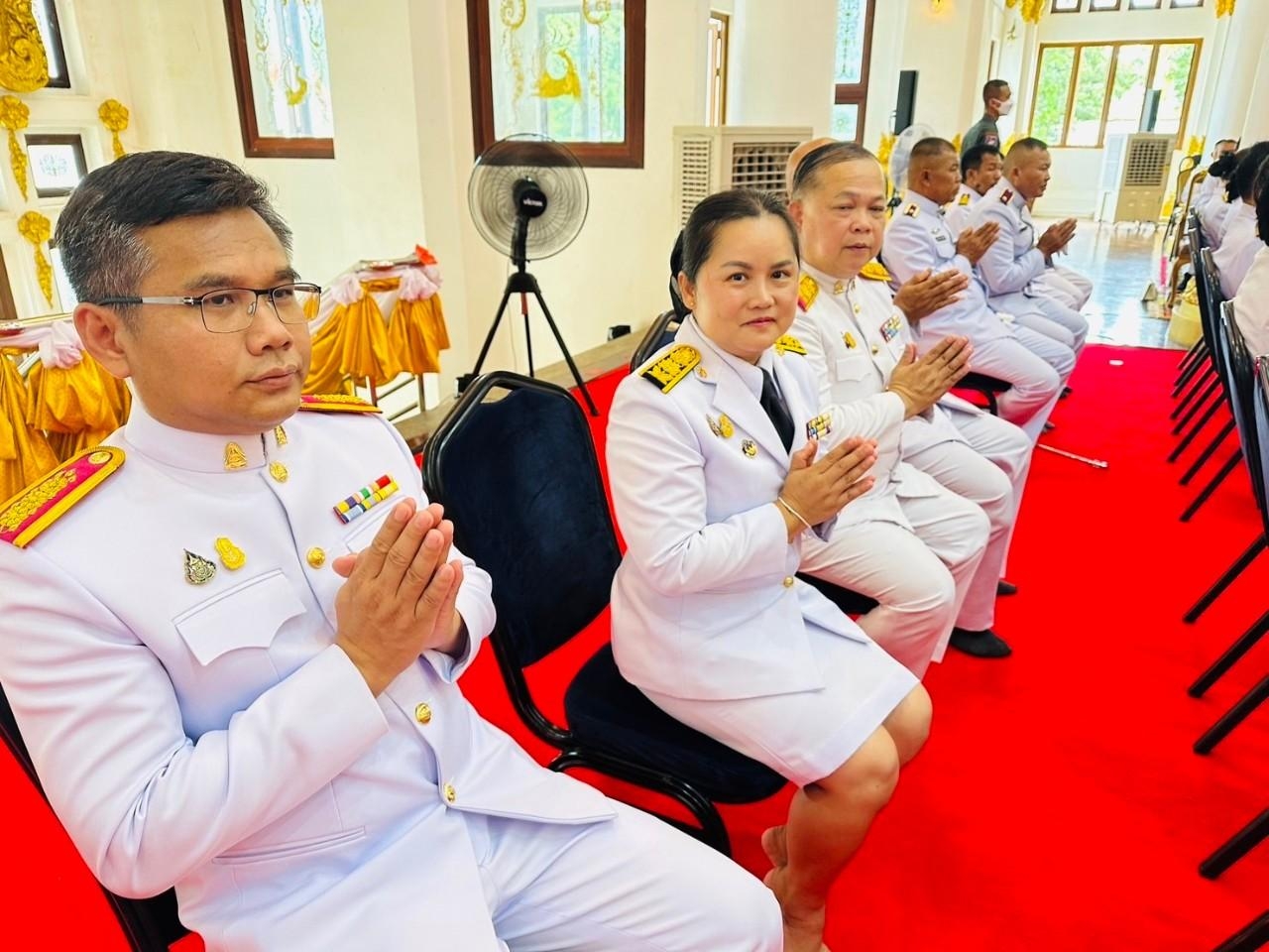 วิทยาลัยธาตุพนม ม.นครพนม ร่วมพิธีเจริญพระพุทธมนต์ ถวายพระพรชัยมงคลแด่สมเด็จพระเจ้าลูกเธอ เจ้าฟ้าพัชรกิติยาภา นเรนทิราเทพยวดี กรมหลวงราชสาริณีสิริพัชร มหาวัชรราชธิดา ณ วัดพระธาตุพนม วรมหาวิหาร อำเภอธาตุพนม จังหวัดนครพนม