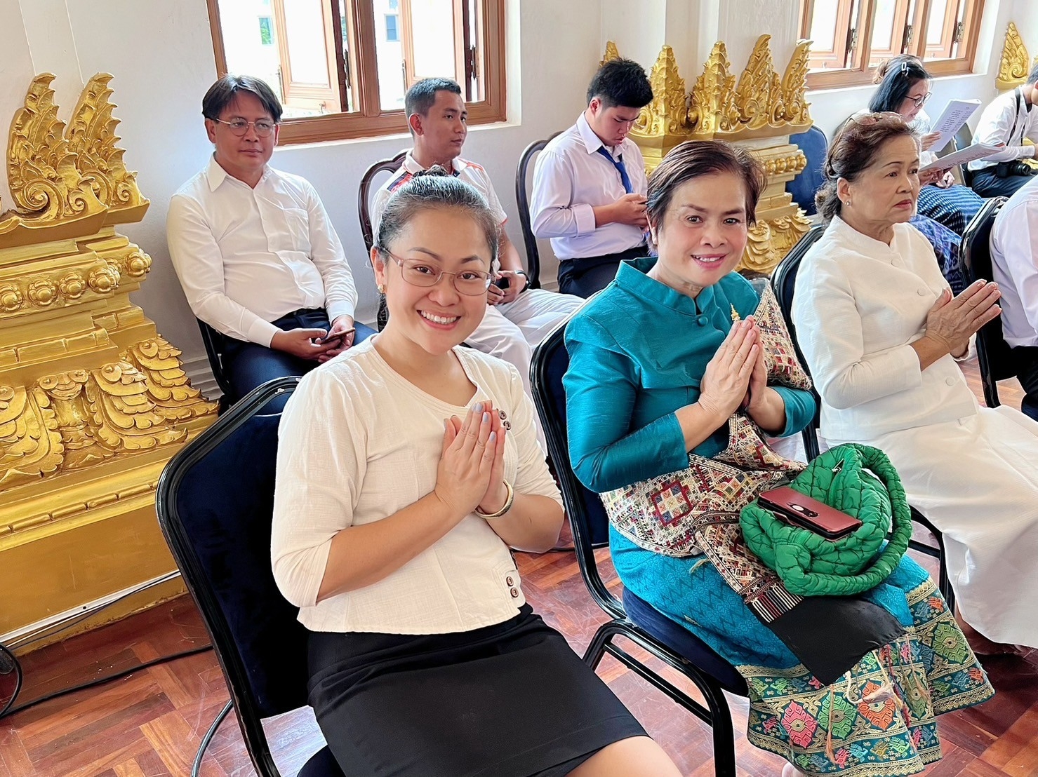 วิทยาลัยธาตุพนม ม.นครพนม ร่วมพิธีเจริญพระพุทธมนต์ ถวายพระพรชัยมงคลแด่สมเด็จพระเจ้าลูกเธอ เจ้าฟ้าพัชรกิติยาภา นเรนทิราเทพยวดี กรมหลวงราชสาริณีสิริพัชร มหาวัชรราชธิดา ณ วัดพระธาตุพนม วรมหาวิหาร อำเภอธาตุพนม จังหวัดนครพนม