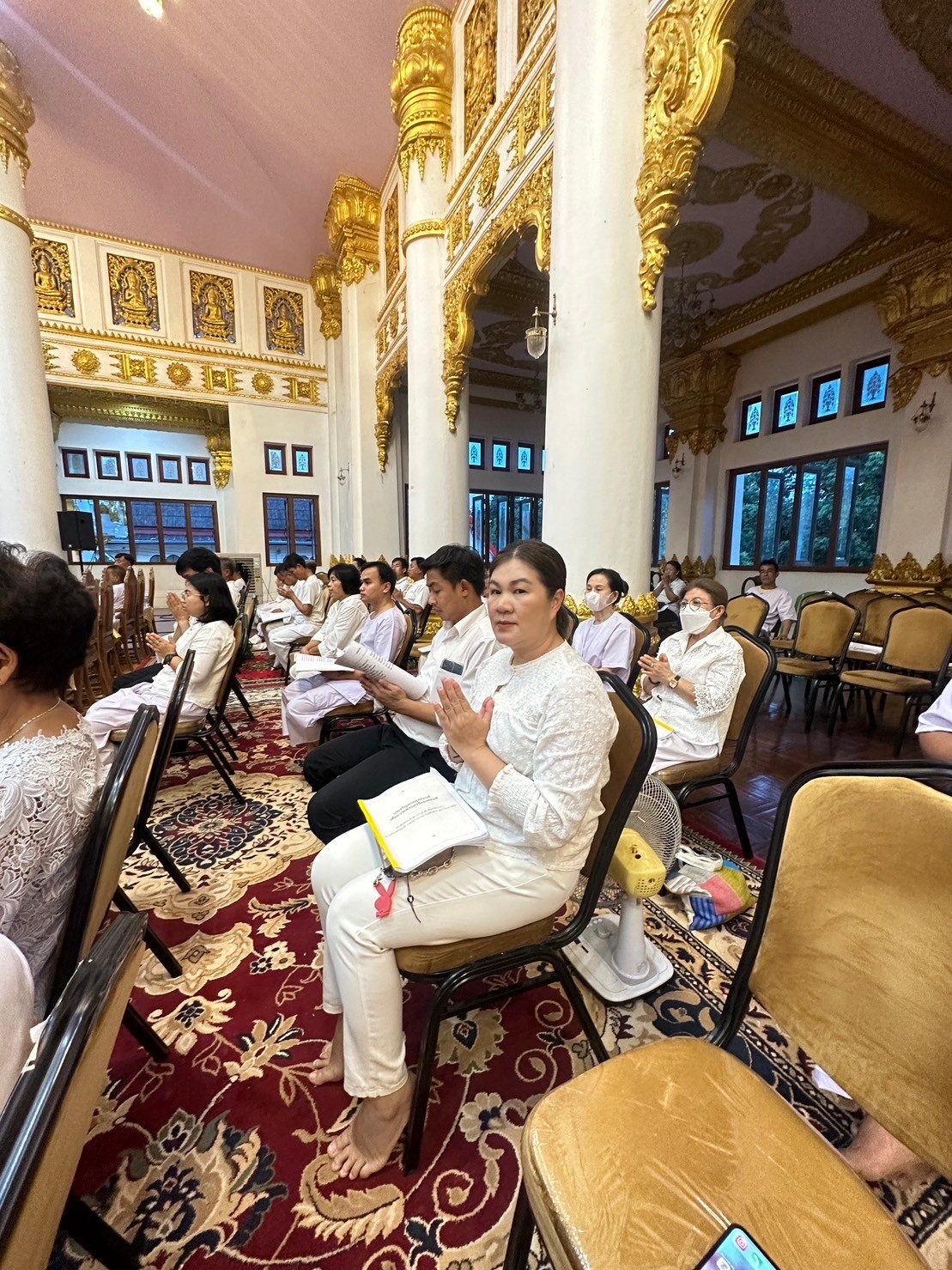 วิทยาลัยธาตุพนม ม.นครพนม ร่วมพิธีเจริญพระพุทธมนต์ ถวายพระพรชัยมงคลแด่สมเด็จพระเจ้าลูกเธอ เจ้าฟ้าพัชรกิติยาภา นเรนทิราเทพยวดี กรมหลวงราชสาริณีสิริพัชร มหาวัชรราชธิดา ณ วัดพระธาตุพนม วรมหาวิหาร อำเภอธาตุพนม จังหวัดนครพนม