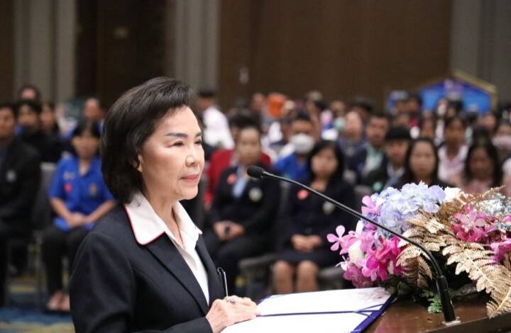 ชมรมอาสายุวกาชาดมหาวิทยาลัยนครพนม เข้ารับรางวัลส่งเสริมมาตรฐานชมรมอาสายุวกาชาด ผลงานปี 2565 ประเภทรางวัลส่งเสริมมาตรฐานชมรมอาสายุวกาชาด 3 ปี