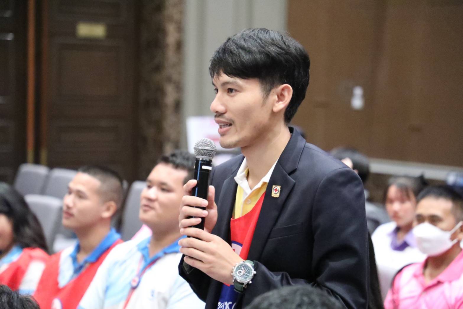 ชมรมอาสายุวกาชาดมหาวิทยาลัยนครพนม เข้ารับรางวัลส่งเสริมมาตรฐานชมรมอาสายุวกาชาด ผลงานปี 2565 ประเภทรางวัลส่งเสริมมาตรฐานชมรมอาสายุวกาชาด 3 ปี