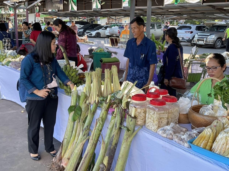 มนพ. ร่วมพิธีเปิดกิจกรรมมหกรรมโคก หนอง นาและอาหารปลอดภัย จังหวัดนครพนม