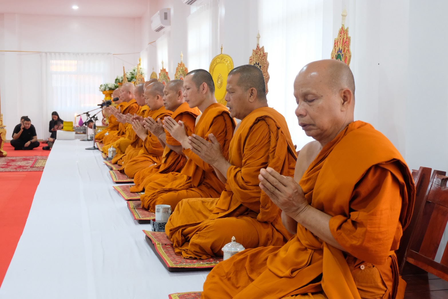 ม.นครพนม ร่วมประกอบพิธีบำเพ็ญกุศลปัญญาสมวาร 50 วัน อุทิศถวายเป็นพระราชกุศลแด่สมเด็จพระนางเจ้าสิริกิติ์ พระบรมราชินีนาถพระบรมราชชนนีพันปีหลวง