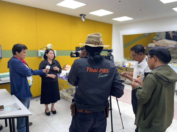 ม.นครพนม ต้อนรับสื่อมวลชน Thai PBS และ NBT ลงพื้นที่ถ่ายทำรายการและสกู๊ปข่าว