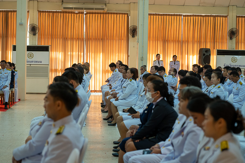 ม.นครพนม ร่วมประกอบพิธีถวายพานพุ่ม เนื่องใน “วันยุทธหัตถีของสมเด็จพระนเรศวรมหาราช” ประจำปี 2568
