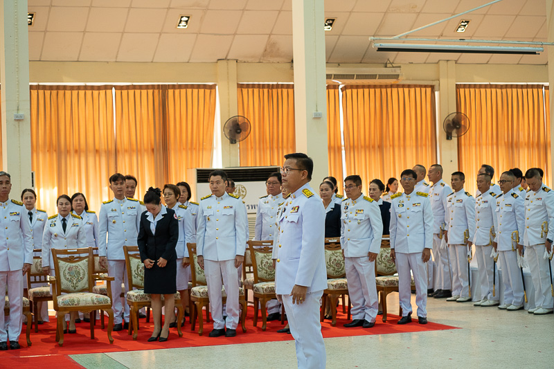 ม.นครพนม ร่วมประกอบพิธีถวายพานพุ่ม เนื่องใน “วันยุทธหัตถีของสมเด็จพระนเรศวรมหาราช” ประจำปี 2568