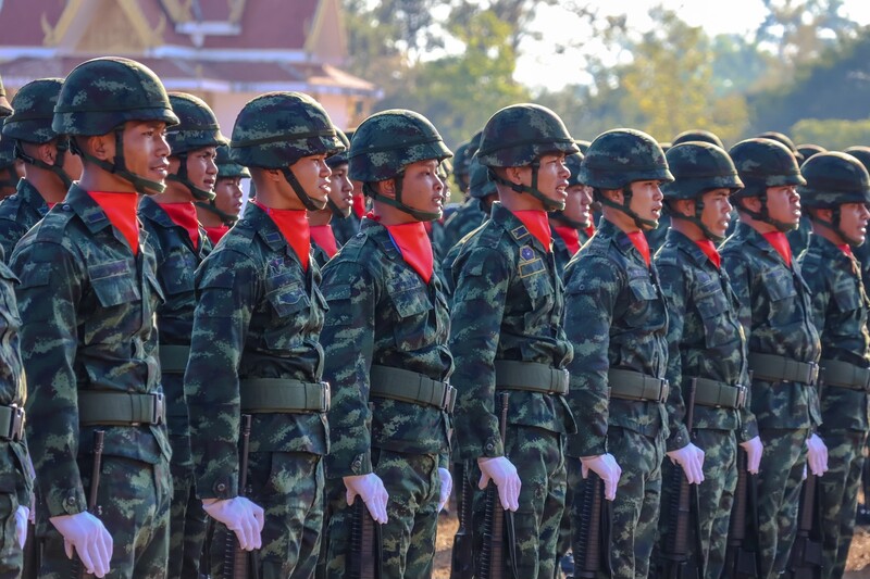 ม.นครพนม ร่วมพิธีกระทำสัตย์ปฏิญาณตนต่อธงชัยเฉลิมพล เนื่องในวันกองทัพไทย และวันกองทัพบก ประจำปี 2568