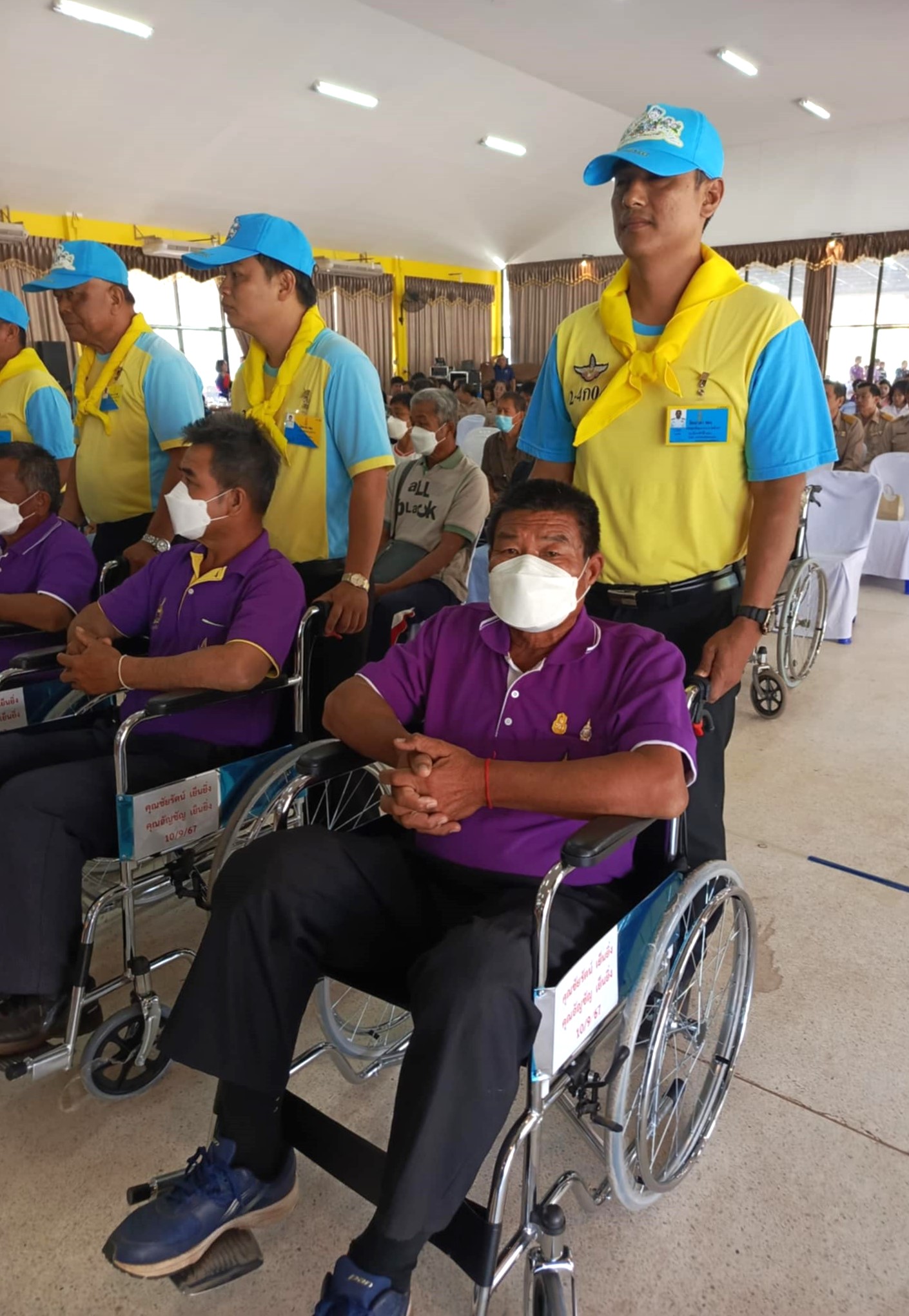 จิตอาสาพระราชทาน 904 ม.นครพนม ร่วมพิธีมอบแขน-ขาเทียม และอุปกรณ์เครื่องช่วยคนพิการ 138 รายการ ภายใต้โครงการเฉลิมพระเกียรติกรมสมเด็จพระเทพรัตนราชสุดาฯ เพื่อเสริมศักยภาพและพัฒนาคุณภาพชีวิตผู้พิการ