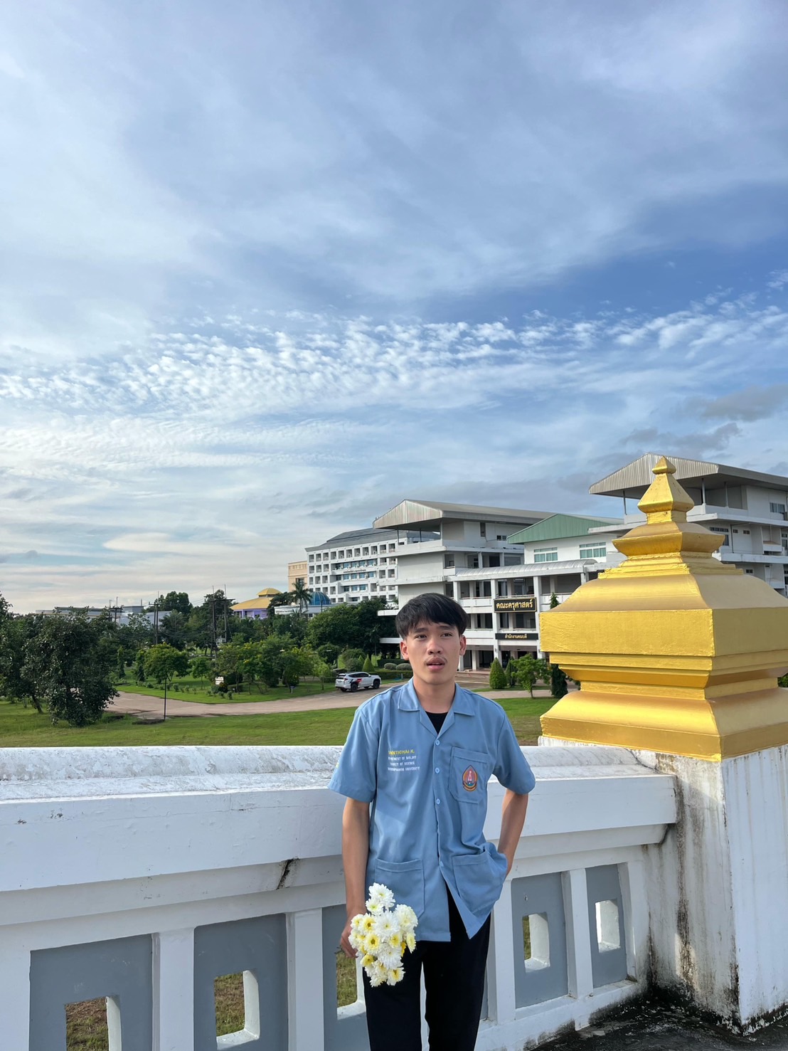 ม.นครพนม ขอแสดงความยินดี กับ นายสันติชัย แก้วมนตรี คณะวิทยาศาสตร์ ผ่านการคัดเลือกเข้าร่วมโครงการทูตเยาวชนวิทยาศาสตร์ไทย ครั้งที่ 20