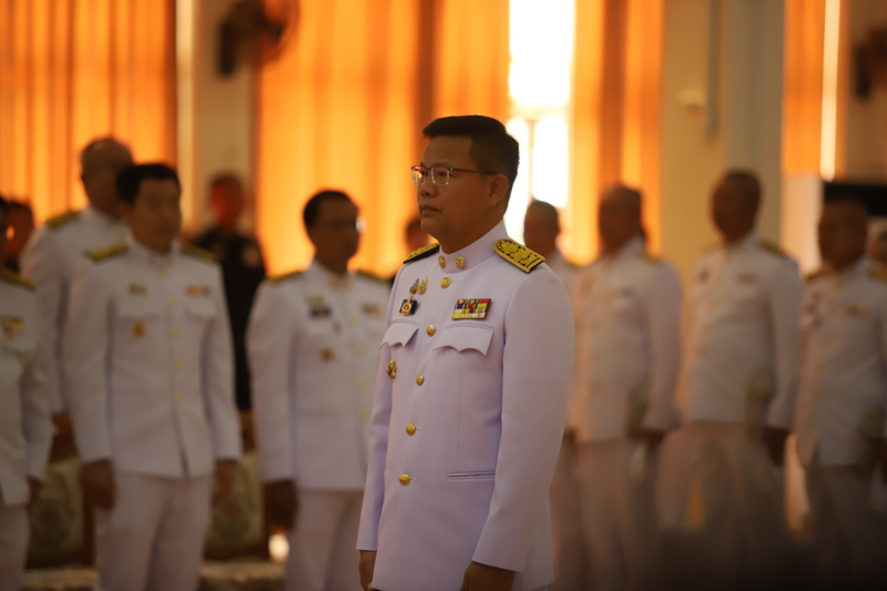 มหาวิทยาลัยนครพนมร่วมพิธีถวายพระราชสักการะ