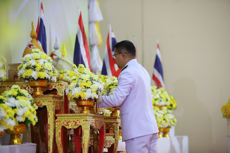 มหาวิทยาลัยนครพนมร่วมพิธีถวายพระราชสักการะ