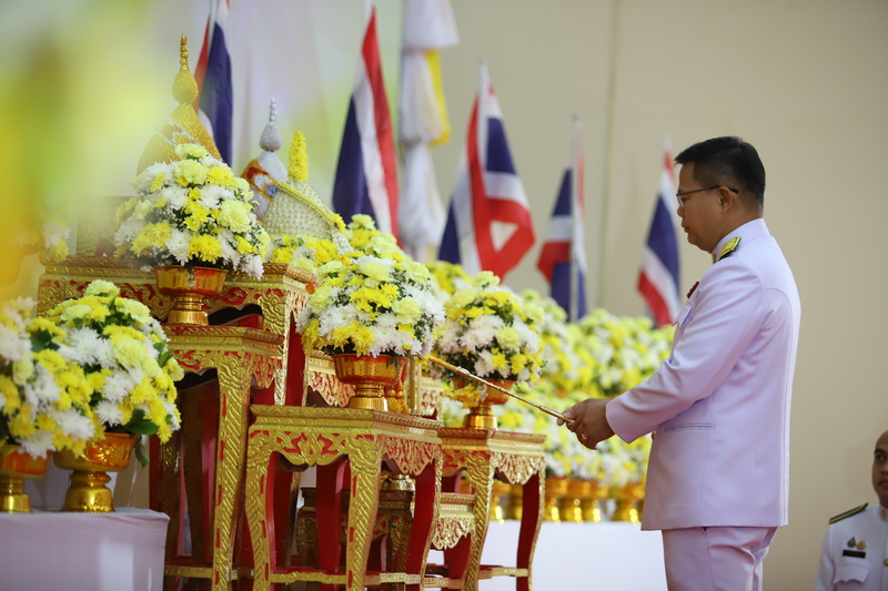 มหาวิทยาลัยนครพนมร่วมพิธีถวายพระราชสักการะ