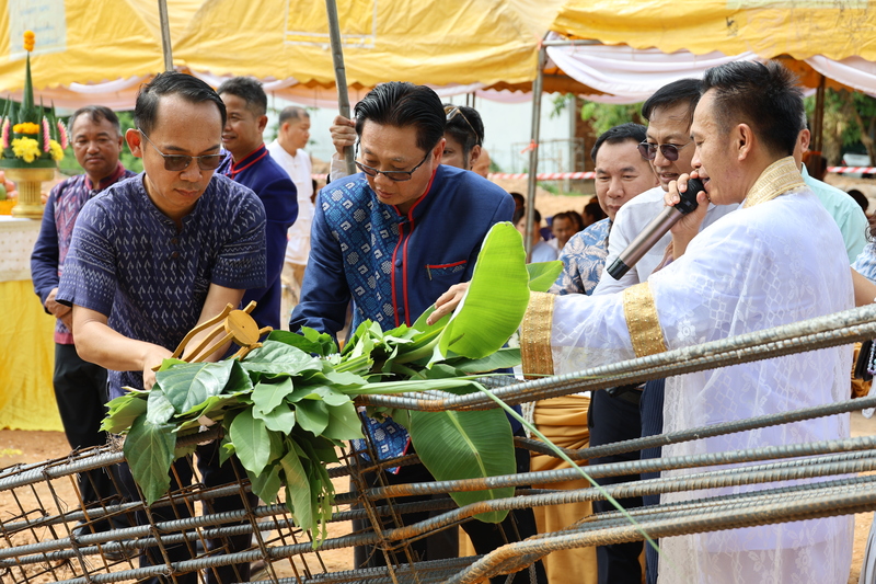 มหาวิทยาลัยนครพนม วางศิลาฤกษ์อาคารเรียนและปฏิบัติการ คณะเทคโนโลยีอุตสาหกรรม สู่ศูนย์กลางการเรียนรู้ยุคใหม่