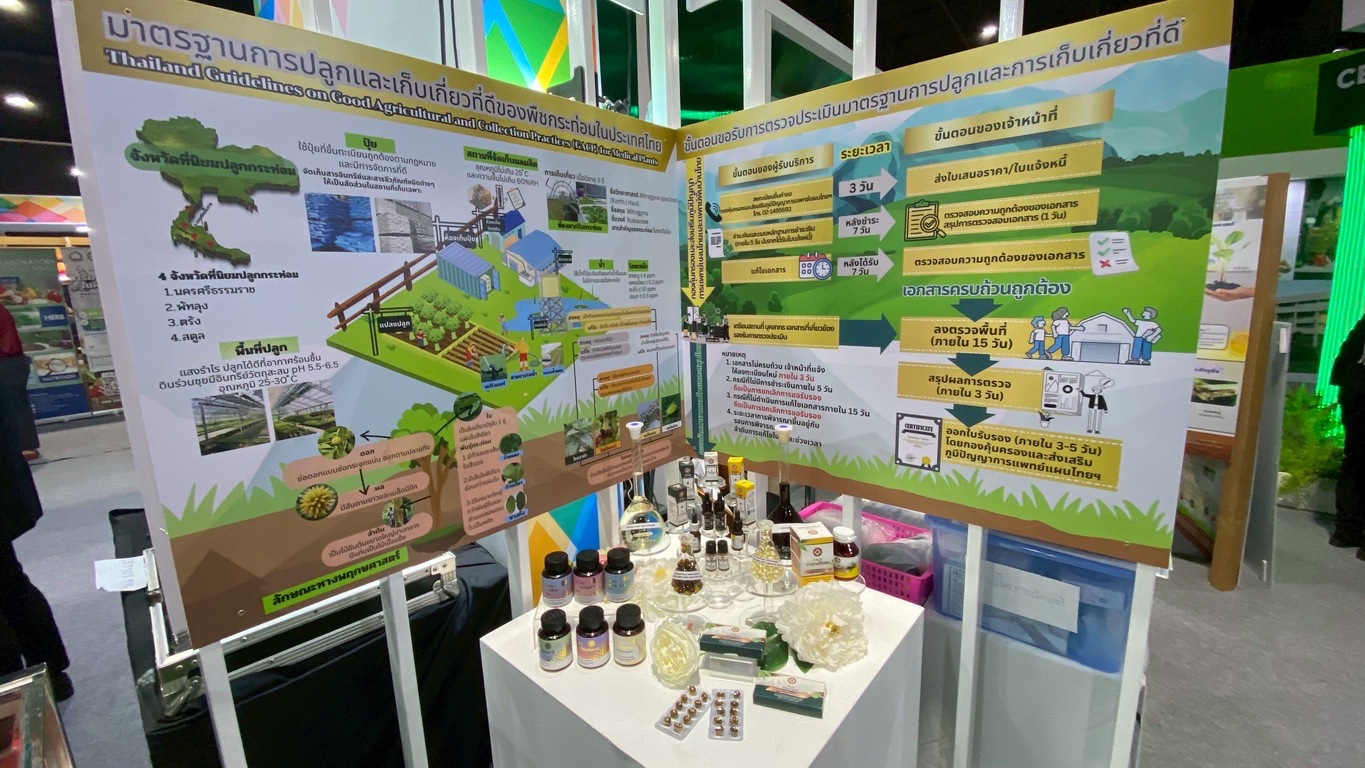 มหาวิทยาลัยนครพนมร่วมงานมหกรรมสมุนไพรแห่งชาติ ครั้งที่ 22 ภูมิปัญญาไทย ซอฟต์พาวเวอร์ไทย สร้างเศรษฐกิจ