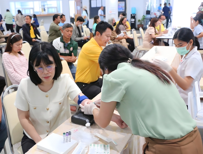 ตรวจสุขภาพประจำปี เสริมสร้างสุขภาวะที่ดีแก่บุคลากร