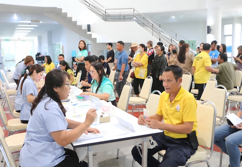 ตรวจสุขภาพประจำปี เสริมสร้างสุขภาวะที่ดีแก่บุคลากร