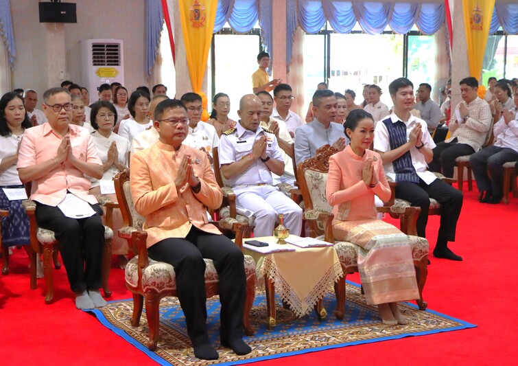 ม.นครพนม ร่วมประกอบพิธีเจริญพระพุทธมนต์ถวายพระกุศล แด่สมเด็จพระเจ้าลูกเธอ เจ้าฟ้าพัชรกิติยาภา นเรนทิราเทพยวดี กรมหลวงราชสาริณีสิริพัชร มหาวัชรราชธิดา