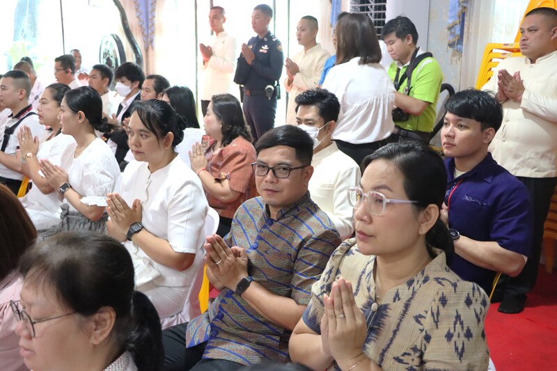 ม.นครพนม ร่วมประกอบพิธีเจริญพระพุทธมนต์ถวายพระกุศล แด่สมเด็จพระเจ้าลูกเธอ เจ้าฟ้าพัชรกิติยาภา นเรนทิราเทพยวดี กรมหลวงราชสาริณีสิริพัชร มหาวัชรราชธิดา