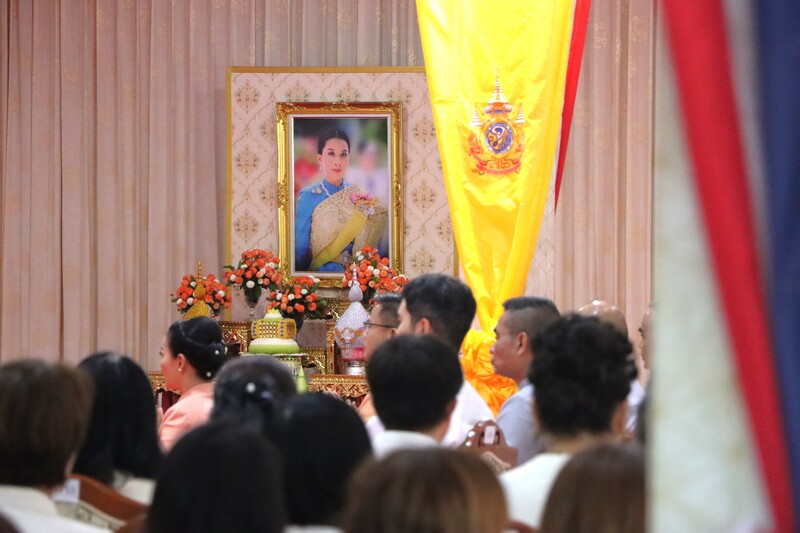 ม.นครพนม ร่วมประกอบพิธีเจริญพระพุทธมนต์ถวายพระกุศล แด่สมเด็จพระเจ้าลูกเธอ เจ้าฟ้าพัชรกิติยาภา นเรนทิราเทพยวดี กรมหลวงราชสาริณีสิริพัชร มหาวัชรราชธิดา