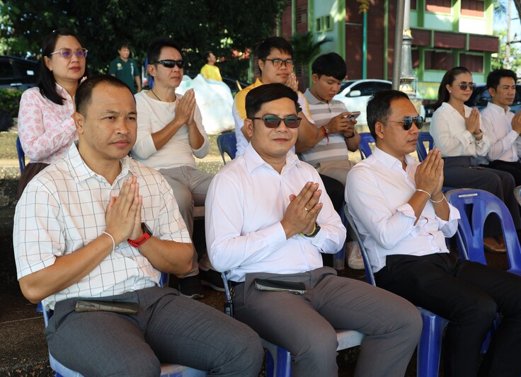 ม.นครพนม บวงสรวงการสร้างเรือไฟโชว์ ประจำปี 2568 ร่วมสืบสานประเพณีไหลเรือไฟจังหวัดนครพนม