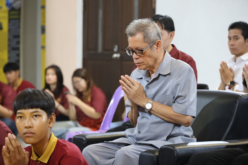 พิธีทำบุญตักบาตร เนื่องในวันสถาปนาครบรอบ 9 ปี คณะวิศวกรรมศาสตร์