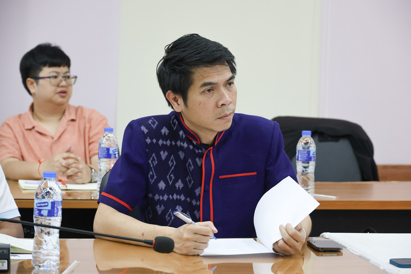 ม.นครพนม ประชุมคณะกรรมการออกรางวัลสลากกาชาดการกุศล ประจำปี 2568