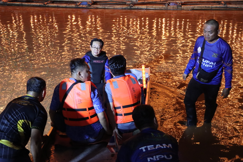 ม.นครพนม บวงสรวง-ไหลเรือไฟโชว์ (วันที่สี่)