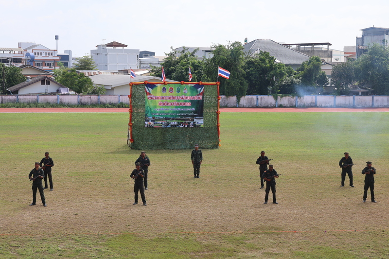 ม.นครพนม ร่วมพิธีสวนสนามปิดการฝึกภาคปกติ นศท. ประจำปี 2568