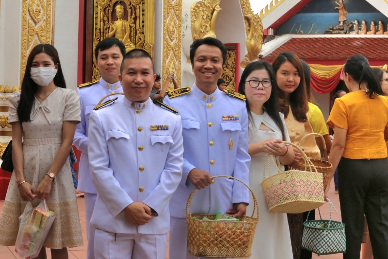 ม.นครพนม ร่วมกิจกรรมเจริญพระพุทธมนต์และทำบุญตักบาตรถวายเป็นพระราชกุศล เนื่องในโอกาสพระราชพิธีมหามงคลเฉลิมพระชนมพรรษา 6 รอบ 28 กรกฎาคม 2567