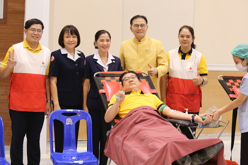 ม.นครพนม รวมพลังจิตอาสาทำความดี บริจาคโลหิต เนื่องในโอกาสพระราชพิธีมหามงคลเฉลิมพระชนมพรรษา 6 รอบ 28 กรกฎาคม 2567 และเฉลิมฉลองครบรอบ 19 ปี มหาวิทยาลัยนครพนม