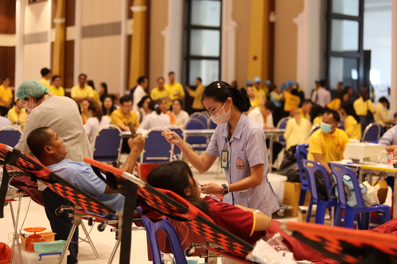 ม.นครพนม รวมพลังจิตอาสาทำความดี บริจาคโลหิต เนื่องในโอกาสพระราชพิธีมหามงคลเฉลิมพระชนมพรรษา 6 รอบ 28 กรกฎาคม 2567 และเฉลิมฉลองครบรอบ 19 ปี มหาวิทยาลัยนครพนม