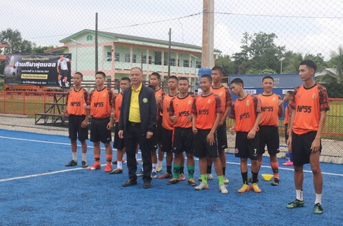 ม.นครพนม ฝึกอบรมให้ความรู้ศาสตร์กีฬาฟุตบอล แก่นักเรียนโรงเรียนกีฬาจังหวัดนครพนม