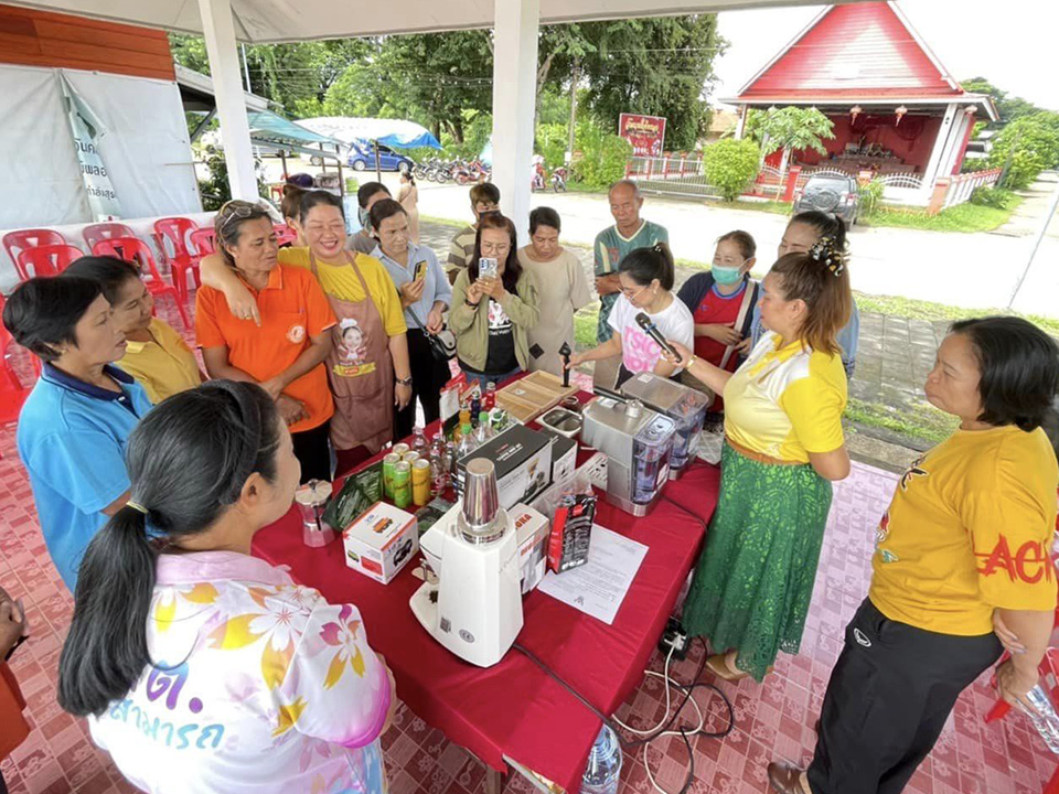 ร่วมพิธีเปิดการฝึกอบรมโครงการส่งเสริมการท่องเที่ยวเชิงธุรกิจหลักสูตร ผู้ประกอบการธุรกิจเครื่องดื่ม สถาบันพัฒนาฝีมือแรงงาน 41 นครพนม (Attended the opening ceremony of the business tourism promotion project training program for beverage business operators, Skill Development Institute 41 Nakhon Phanom.)