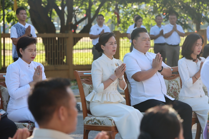 ม.นครพนม ร่วมพิธีบวงสรวงสิ่งศักดิ์สิทธิ์ ประเพณีไหลเรือไฟ ประจำปี 2567