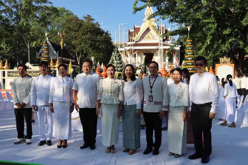 ม.นครพนม ร่วมพิธีบวงสรวงสิ่งศักดิ์สิทธิ์ ประเพณีไหลเรือไฟ ประจำปี 2567