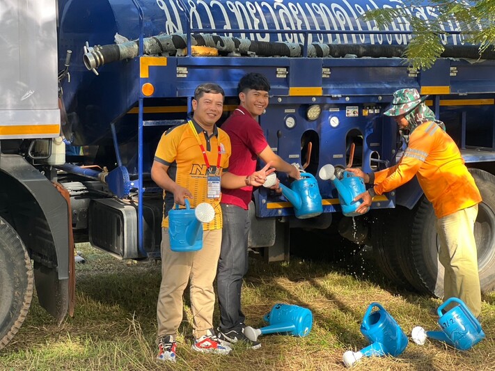 ผู้ฝึกสอนกีฬา ม.นครพนม ร่วมกิจกรรมปลูกป่าเฉลิมพระเกียรติ มหาวิทยาลัยเทคโนโลยีสุรนารี ในการแข่งขันกีฬามหาวิทยาลัยแห่งประเทศไทย ครั้งที่ 50 (รอบคัดเลือก)