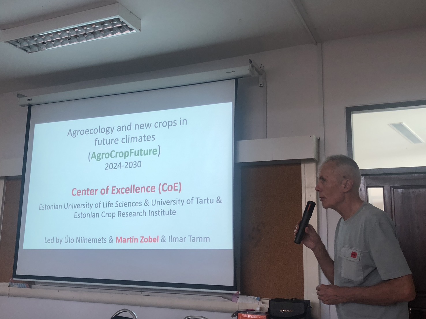 คณะวิทยาศาสตร์ ม.นครพนม จัดบรรยายพิเศษ AgroCrop Future and Research in Estonia