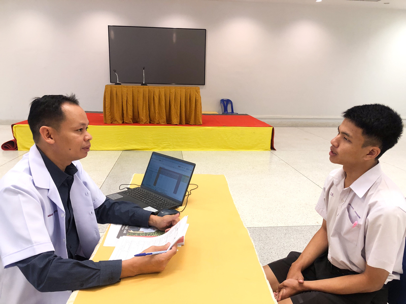 เทคนิคการแทพย์ ม.นครพนม จัดสอบสัมภาษณ์นักศึกษาใหม่ ปีการศึกษา 2568