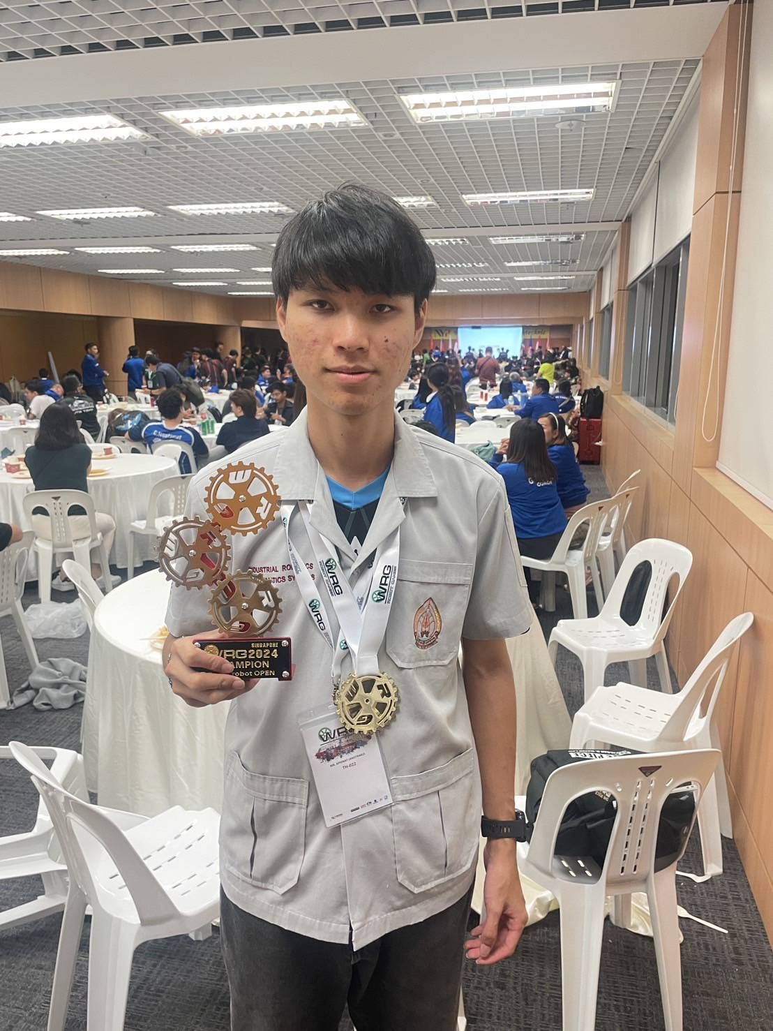 นศ.หุ่นยนต์อุตสาหกรรมและระบบอัตโนมัติ ม.นครพนม สุดเจ๋ง..คว้า 4 รางวัลการแข่งขันหุ่นยนต์ซูโม่นานาชาติ WRG 2024 ประเทศสิงคโปร์
