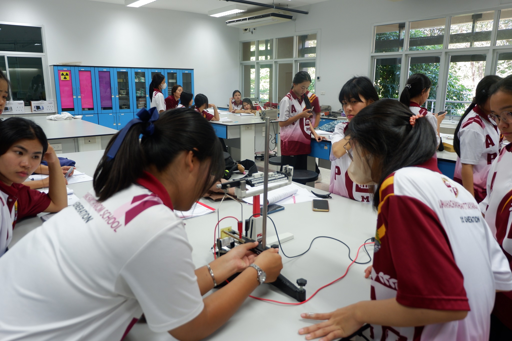 คณะวิทยาศาสตร์จัดกิจกรรมอบรมเชิงปฏิบัติการทางวิทยาศาสตร์นักเรียนโครงการห้องเรียนพิเศษ (Advanced Program : AP) โรงเรียนมหาชนะชัยวิทยาคม