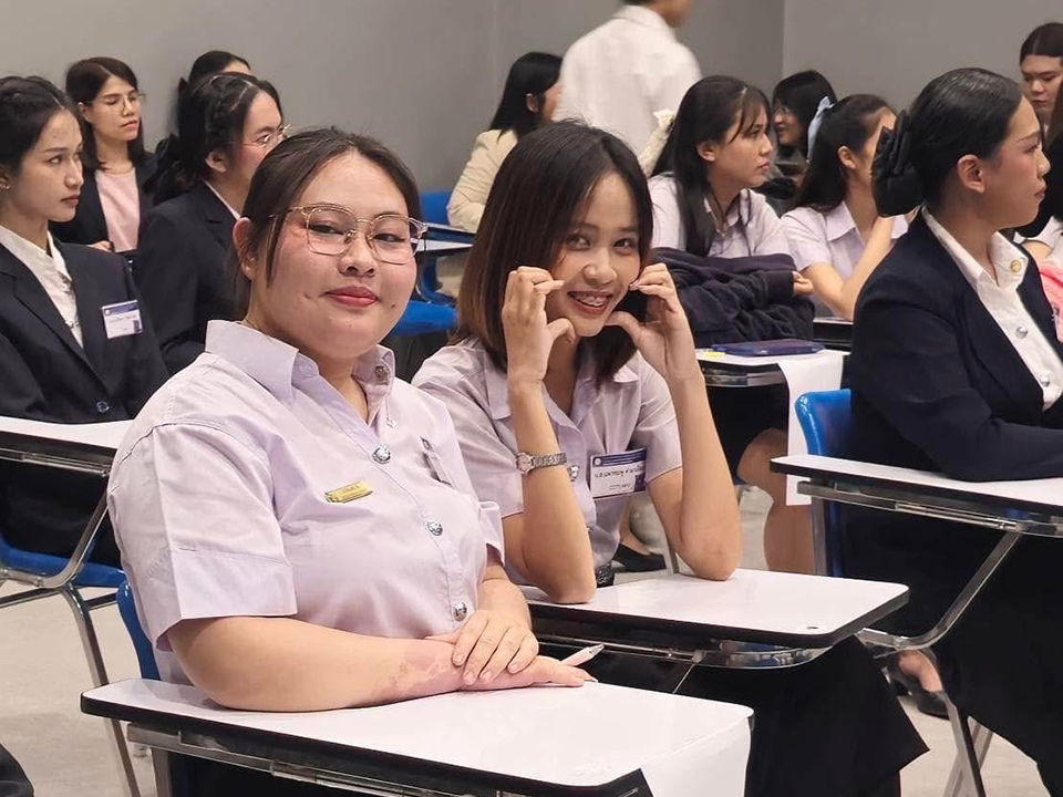 นักศึกษาวิทยาลัยการท่องเที่ยวฯ มนพ. คว้ารางวัลรองชนะเลิศอันดับ 2 รายการแข่งขันด้านการพัฒนาบุคลิกภาพ THM FAIR 2024