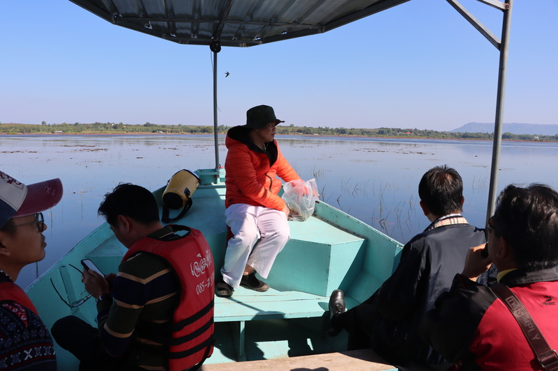 ม.นครพนม ลงสำรวจพื้นที่ร่วมหาแนวทางกำจัดวัชพืช (จอกหูหนู) บริเวณบึงโขงหลง จ.บึงกาฬ