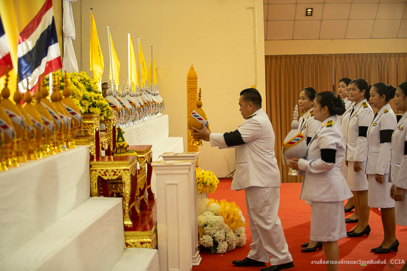 ม.นครพนม ร่วมพิธีถวายพระพรชัยมงคล เนื่องในโอกาสวันเฉลิมพระชนมพรรษา พระบาทสมเด็จพระเจ้าอยู่หัว