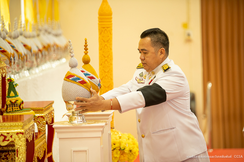 ม.นครพนม ร่วมพิธีถวายพระพรชัยมงคล เนื่องในโอกาสวันเฉลิมพระชนมพรรษา พระบาทสมเด็จพระเจ้าอยู่หัว