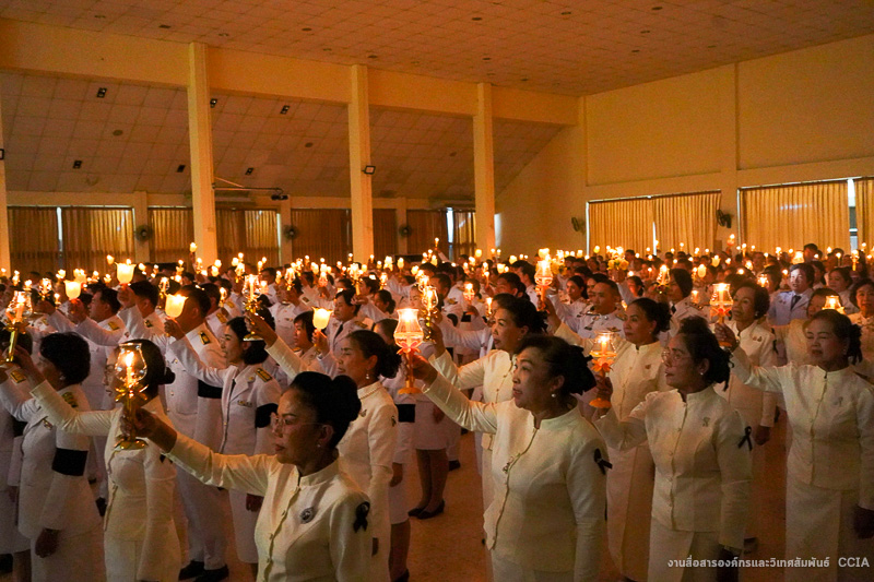 ม.นครพนม ร่วมพิธีถวายพระพรชัยมงคล เนื่องในโอกาสวันเฉลิมพระชนมพรรษา พระบาทสมเด็จพระเจ้าอยู่หัว