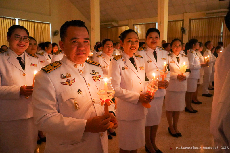 ม.นครพนม ร่วมพิธีถวายพระพรชัยมงคล เนื่องในโอกาสวันเฉลิมพระชนมพรรษา พระบาทสมเด็จพระเจ้าอยู่หัว